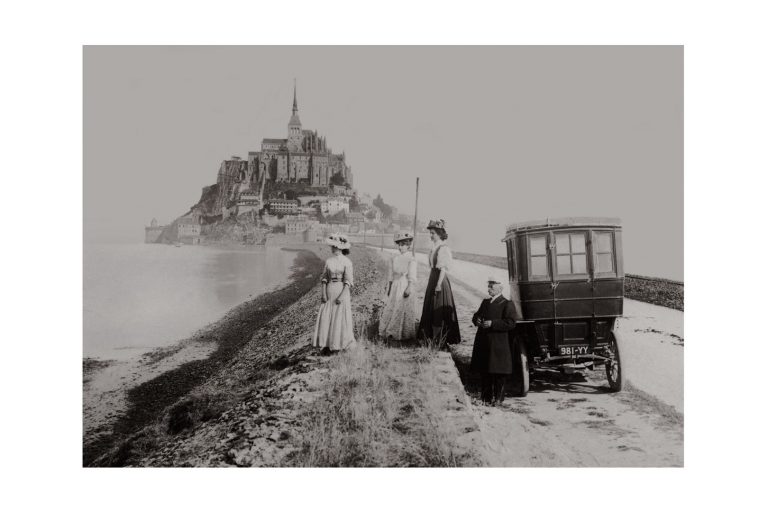 vieille photo mont saint michel