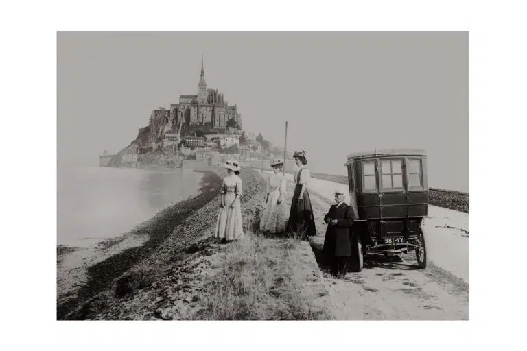 vieille photo mont saint michel